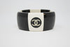 Vintage Chanel logo bangle bracelet 
