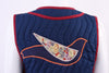 Vintage 70's JEANNE-MARC Quilted Dove Vest