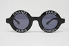 Vintage Chanel 1993 Logo Round Sunglasses 