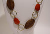Vintage 70's Wood and Lucite Necklace