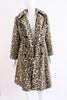 Vintage 60's Safari Sportowne La France Leopard Faux Fur coat