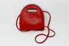 Rare Vintage 80's GUCCI Red Ostrich Convertible Bag