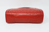 Rare Vintage 80's GUCCI Red Ostrich Convertible Bag