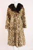 Vintage Leopard Print Mink Fur Coat 