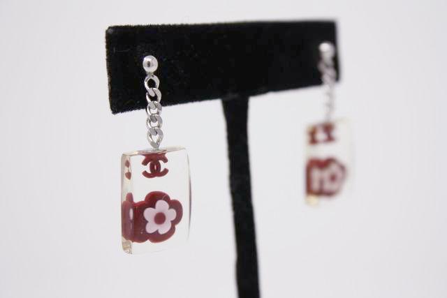Vintage CHANEL Cherry Blossom Earrings at Rice and Beans Vintage