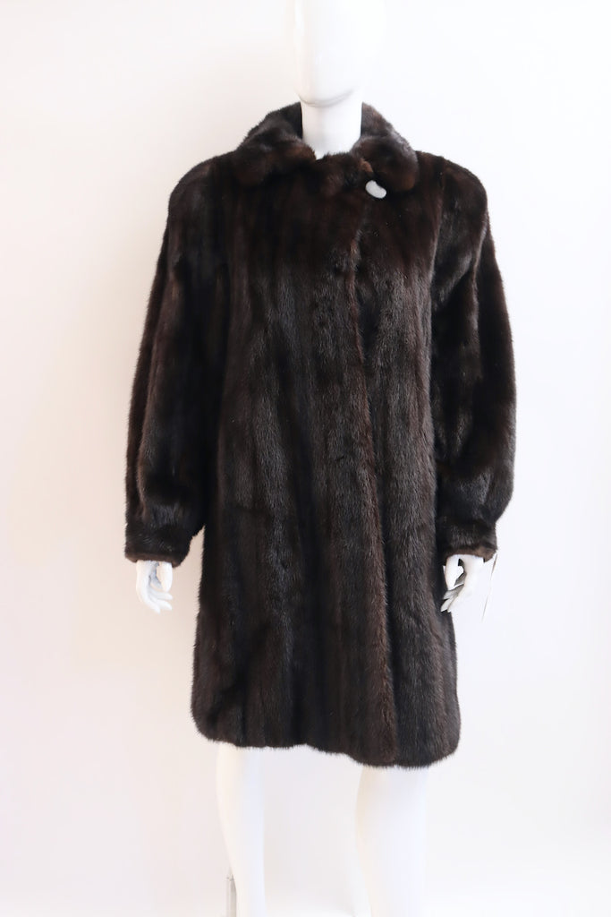 Vintage 70's 3/4 Mink Fur Coat