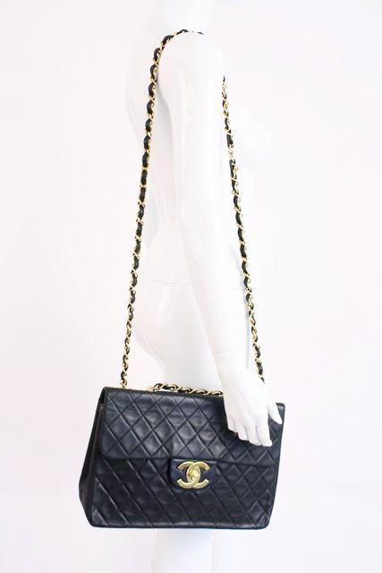 Vintage Chanel Jumbo Bag - 73 For Sale on 1stDibs  chanel jumbo vintage bag,  chanel jumbo tote, vintage chanel jumbo flap