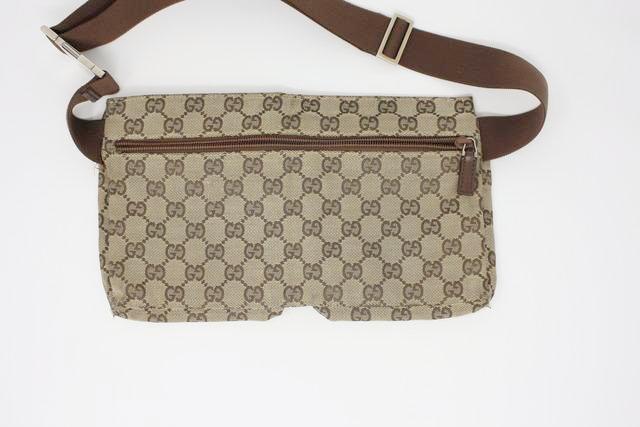 Gucci Vintage Small Bag Belt Waist Bag Monogram YKK 