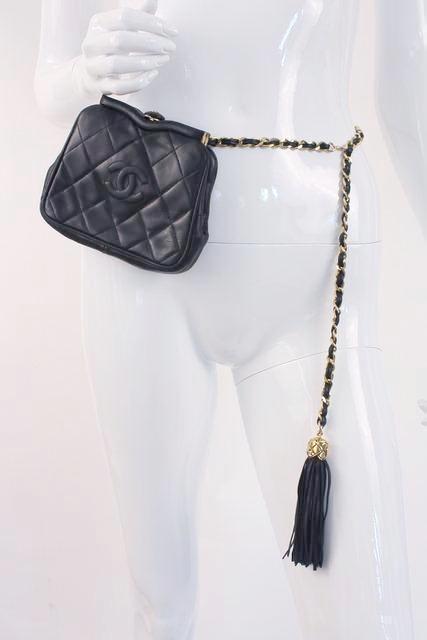 Chanel 1991 Ultra Rare Vintage Waist Belt Bag Fanny Pack For Sale at  1stDibs
