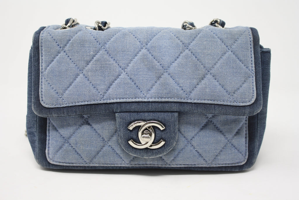 Chanel Quilted Denim Mini Flap Bag Multiple colors ref.133185 - Joli Closet