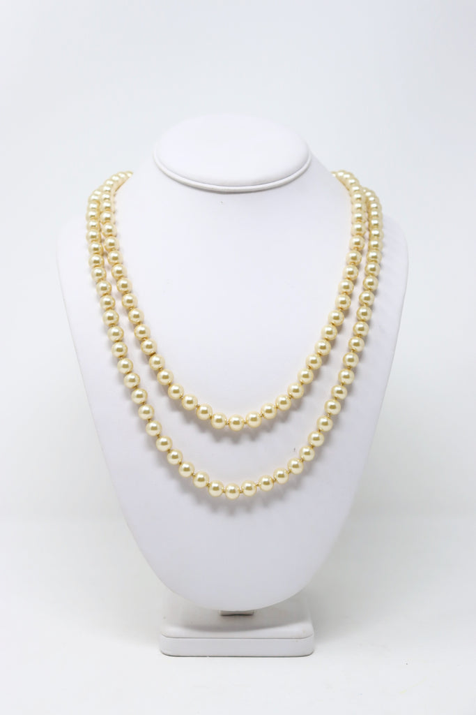 Classic Vintage CHANEL 62 Inch Pearl Necklace