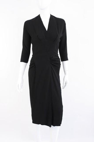Vintage 40's DOROTHY O'HARA Crepe Dress