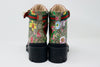 GUCCI Logo Floral Combat Boots