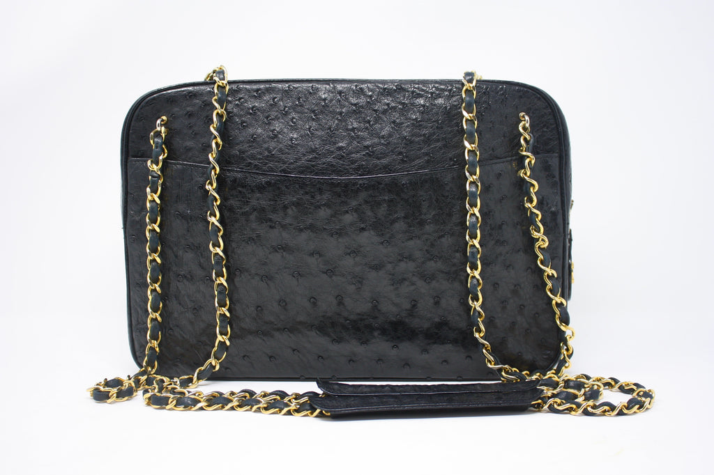 Vintage Chanel black lambskin camera bag, shoulder bag with fringe and – eNdApPi  ***where you can find your favorite designer vintages..authentic,  affordable, and lovable.