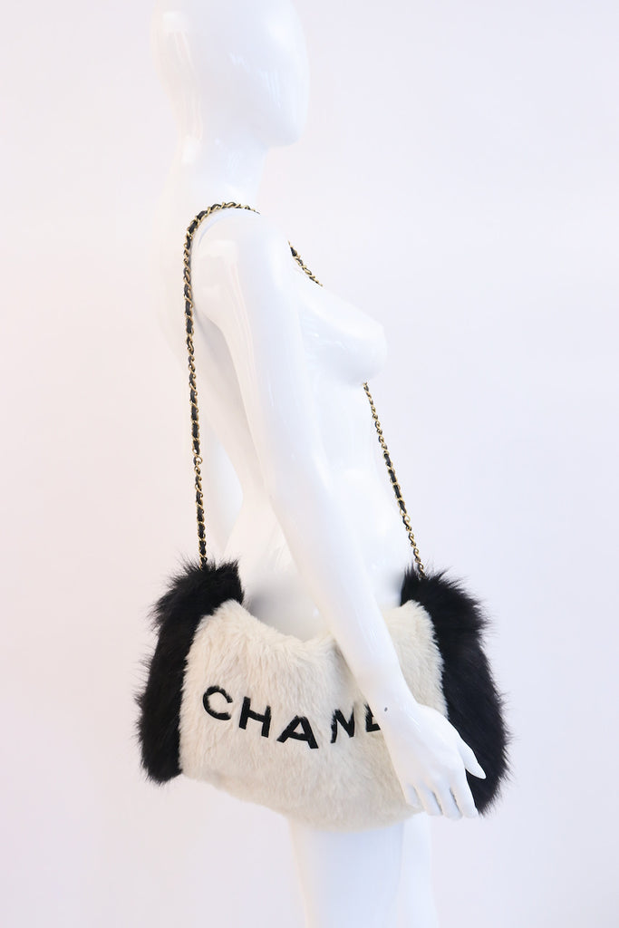 vintage Chanel alpaca fur jacket at Rice and Beans Vintage