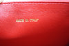Rare Vintage CHANEL Pink/Red Flap Bag Gripoix Clasp