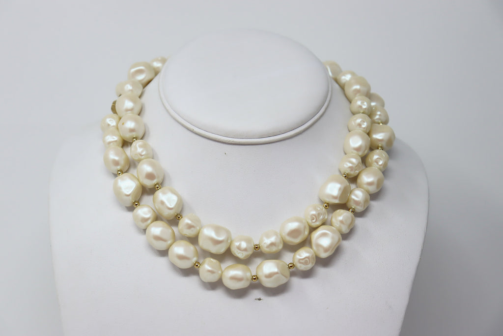 Monet Mother of Pearl and River Pearl Necklace – Bramble & Lily