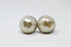 Vintage Faux Pearl and Bow Earrings