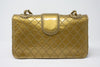 CHANEL Gold Patent Leather "Madison" Chain Flap Bag