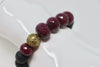 One-Of-A-Kind Faceted Garnet, Stone & Animal Head Bracelet