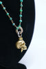 One-Of-A-Kind Semi Precious Stone & Skull Necklace