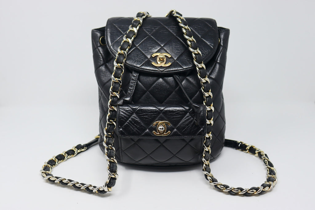 Vintage CHANEL Backpack at Rice and Beans Vintage
