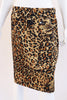 Vintage 80's YVES SAINT LAURENT Leopard Skirt