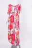 Vintage 70's Psychedelic Pleated Caftan Dress
