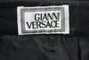 Vintage 90's GIANNI VERSACE Leather Pants With Fringe