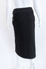 NWT GIORGIO ARMANI Black Silk Skirt w/Bow Detail