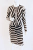GIAMBATTISTA VALLI Zebra Print Dress