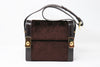 Rare Vintage 60's GUCCI Velvet & Leather Logo Bag