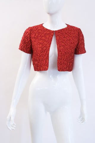 NWT ARMANI Red Bolero Jacket