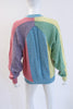 Vintage 90's GIANNI VERSACE Rainbow Knit Sweater