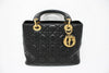 Vintage Dior Black Lady Dior Bag 