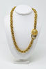 Vintage 70's Lion Head Chain Necklace