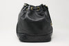 Rare Vintage CHANEL Black Lambskin Bucket Bag