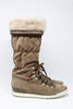 GUCCI Suede & Fur Boots