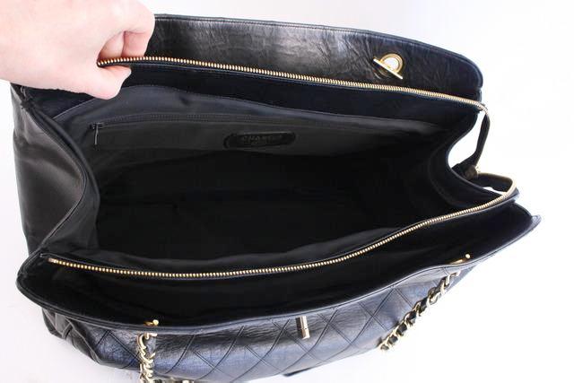 Vintage CHANEL Patent Leather Supermodel Bag at Rice and Beans Vintage