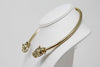 Vintage 70's Double Leopard Necklace