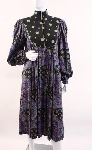 Vintage 70's UNGARO Smock Dress