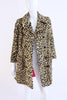 vintage 60's faux leopard coat 