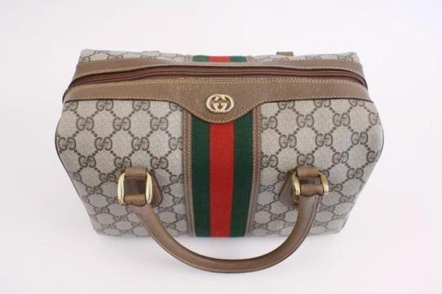 Vintage GUCCI Boston Bag at Rice and Beans Vintage