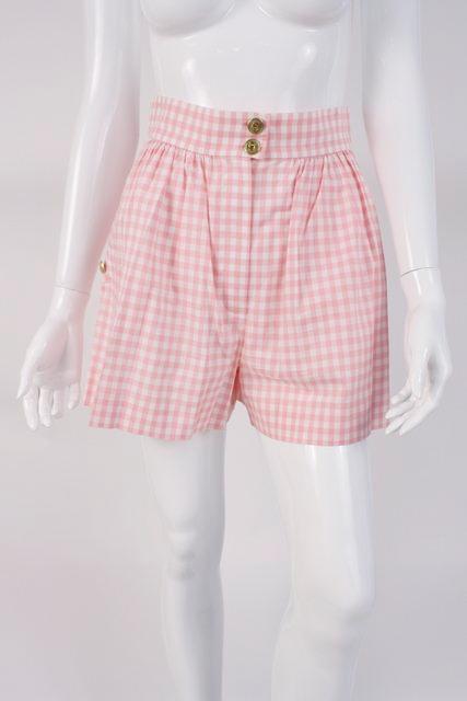Rare Vintage CHANEL S/S 1995 Gingham Shorts