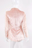 Vintage 60's ALFRED FIANDACA Couture Pink Velvet Top