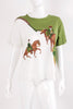 Vintage 80's HERMES Equestrian T-Shirt