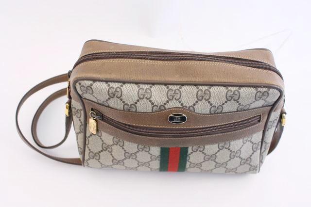 Vintage GUCCI Ophidia GG Supreme Bag at Rice and Beans Vintage