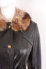 Vintage 60's Leather & Fur Coat