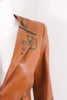 intage 70's GIORGIO SANT' ANGELO Planetary Leather Jacket