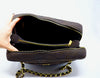 Rare Vintage CHANEL Brown Jersey Bag